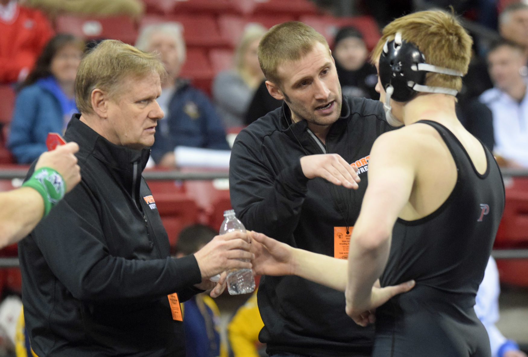 Portage coaches Shane and Tim Haak